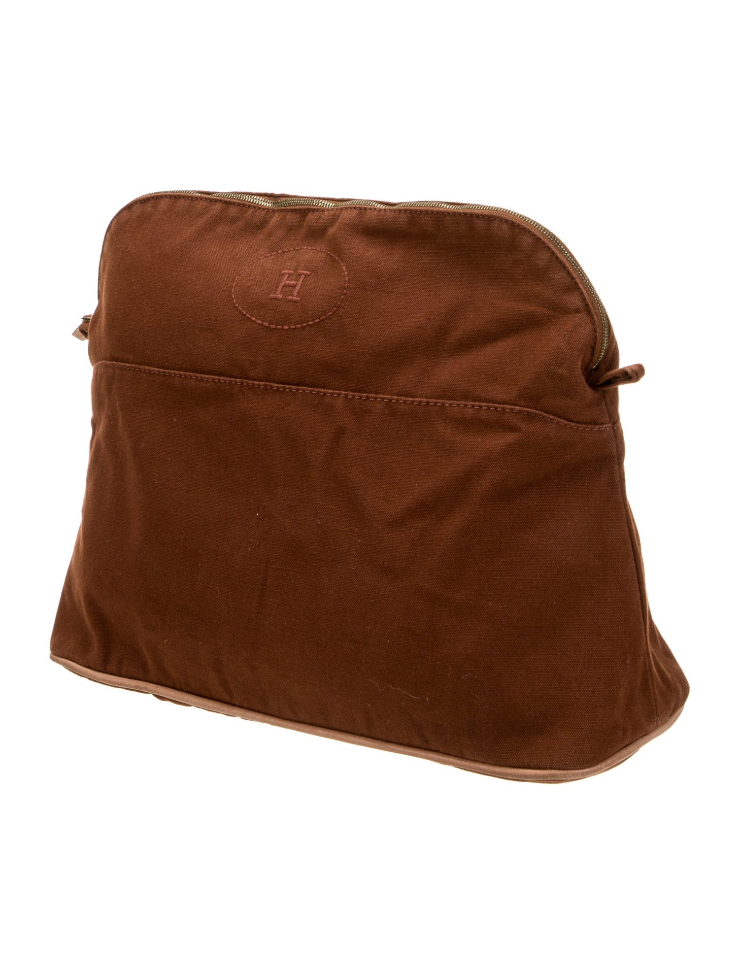 Hermès Toile Bolide Trousse de Voyage GM